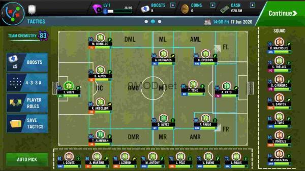 Football Manager 21 Mobile V 12 3 1 Mod Apk Paid Patched Free Shopping 21