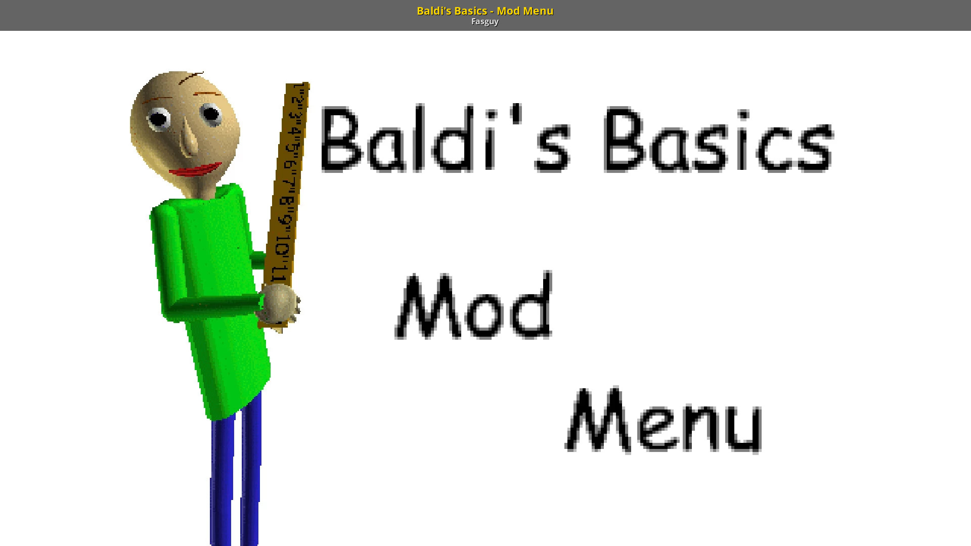 baldis dasar mod menu